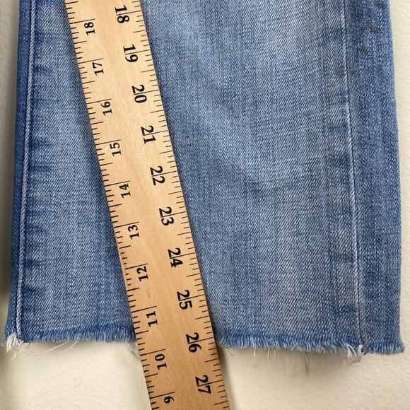 L'Agence Wanda Wide Leg Jeans Size 29 Highland Blue High Rise Crop Casual Staple - Picture 14 of 14
